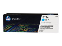 HP 312A - Cyan - original - LaserJet - cartouche de toner (CF381A) - pour Color LaserJet Pro MFP M476dn, MFP M476dw, MFP M476nw CF381A