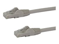 StarTech.com Câble réseau Cat6 Gigabit UTP sans crochet de 7m - Cordon Ethernet RJ45 anti-accroc - Câble patch Mâle / Mâle - Gris - Cordon de raccordement - RJ-45 (M) pour RJ-45 (M) - 7 m - UTP - CAT 6 - sans crochet - gris N6PATC7MGR