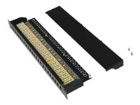 Uniformatic - Tableau de connexions - CAT 6 - FTP - RJ-45 X 24 - noir - 1U - 19" 27261