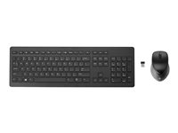 HP Wireless Rechargeable 950MK - Ensemble clavier et souris - sans fil - 2.4 GHz - Français - pour Elite Mobile Thin Client mt645 G7; EliteBook 830 G6; Pro Mobile Thin Client mt440 G3 3M165AA#ABF