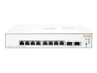 HPE Aruba Instant On 1930 8G 2SFP Switch - Commutateur - C3 - Géré - 8 x 10/100/1000 + 2 x Gigabit SFP - Montable sur rack JL680A