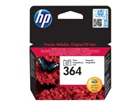 HP 364 - 3 ml - photo noire - original - blister - cartouche d'encre (photo) - pour Deskjet 35XX; Photosmart 55XX, 55XX B111, 65XX, 7510 C311, 7520, Wireless B110 CB317EE#301
