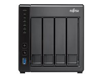 Fujitsu CELVIN NAS QE807 - Serveur NAS - 4 Baies - 24 To - SATA 6Gb/s - HDD 6 To x 4 - RAID 0, 1, 5, 6, 10, JBOD, disque de réserve 5, 6 disques de secours, disque de réserve 10, disque de réserve 1 - RAM 1 Go - Gigabit Ethernet - iSCSI S26341-F108-L846