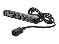 HPE C-13 PDU Extension Bar - Unité de distribution d'alimentation - entrée : IEC 60320 C20 - connecteurs de sortie : 7 (IEC 60320 C13) - recommercialisé (pack de 2) - pour Monitored Power Distribution Unit Full Rack Version S1324 AF500AR