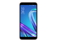 ASUS ZenFone Max M1 (ZB555KL) - 4G smartphone - double SIM - RAM 2 Go / Mémoire interne 16 Go - microSD slot - Écran LCD - 5.45" - 1440 x 720 pixels - 2x caméras arrière 13 MP, 8 MP - front camera 8 MP - or de la lumière du soleil 90AX00P2-M01950