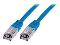 Uniformatic - Câble réseau - RJ-45 (M) pour RJ-45 (M) - 2 m - FTP - CAT 5e - moulé, bloqué - bleu 20222