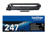 Brother TN247BK - Noir - original - cartouche de toner - pour Brother DCP-L3510, L3517, L3550, HL-L3270, L3290, MFC-L3710, L3730, L3750, L3770 TN247BK