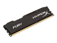 HyperX FURY - DDR3 - module - 4 Go - DIMM 240 broches - 1333 MHz / PC3-10600 - CL9 - 1.5 V - mémoire sans tampon - non ECC - noir HX313C9FB/4