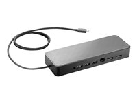 HP USB-C Universal Dock - Station d'accueil - USB-C - GigE - 90 Watt - Europe - pour Elite Dragonfly; Elite x2; EliteBook x360; ProBook 430 G7, 44X G7, 45X G7; ProBook x360 1MK33AA#ABB