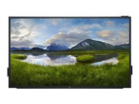 Dell C8618QT - Classe 86" (85.6" visualisable) écran LED - interactive - avec écran tactile - 4K UHD (2160p) 3840 x 2160 - noir, garniture argent C8618QT