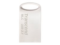 Transcend JetFlash 720 - Clé USB - 16 Go - USB 3.1 - argent TS16GJF720S