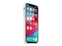 Apple - Coque de protection pour téléphone portable - silicone - blanc - pour iPhone XS MRW82ZM/A