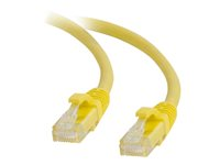 C2G Cat5e Booted Unshielded (UTP) Network Patch Cable - Cordon de raccordement - RJ-45 (M) pour RJ-45 (M) - 10 m - UTP - CAT 5e - moulé, sans crochet, bloqué - jaune 83247