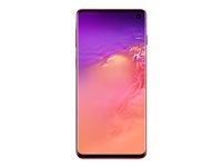 Samsung Galaxy S10 - 4G smartphone - double SIM - RAM 8 Go / Mémoire interne 128 Go - microSD slot - écran OEL - 6.1" - 3040 x 1440 pixels - 3 x caméras arrière 12 MP, 12 MP, 16 MP - front camera 10 MP - rouge cardinal SM-G973FZRDXEF