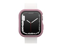 OtterBox Eclipse - Pare-chocs pour montre intelligente - avec protection d'écran - morganite mauve (rose) - pour Apple Watch (45 mm) 77-90541