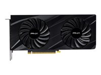 PNY GeForce VERTO RTX 3060 Ti Dual Fan LHR - Carte graphique - GF RTX 3060 Ti LHR - 8 Go GDDR6 - PCIe 4.0 x16 - HDMI, 3 x DisplayPort VCG3060T8LDFBPB1